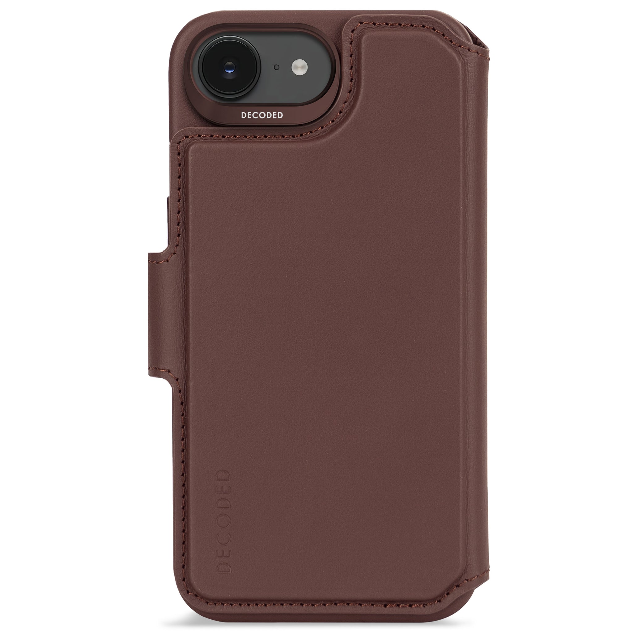 iPhone 16e cocoa Leather Detachable Wallet | Chocolate Brown | iPhone 16e