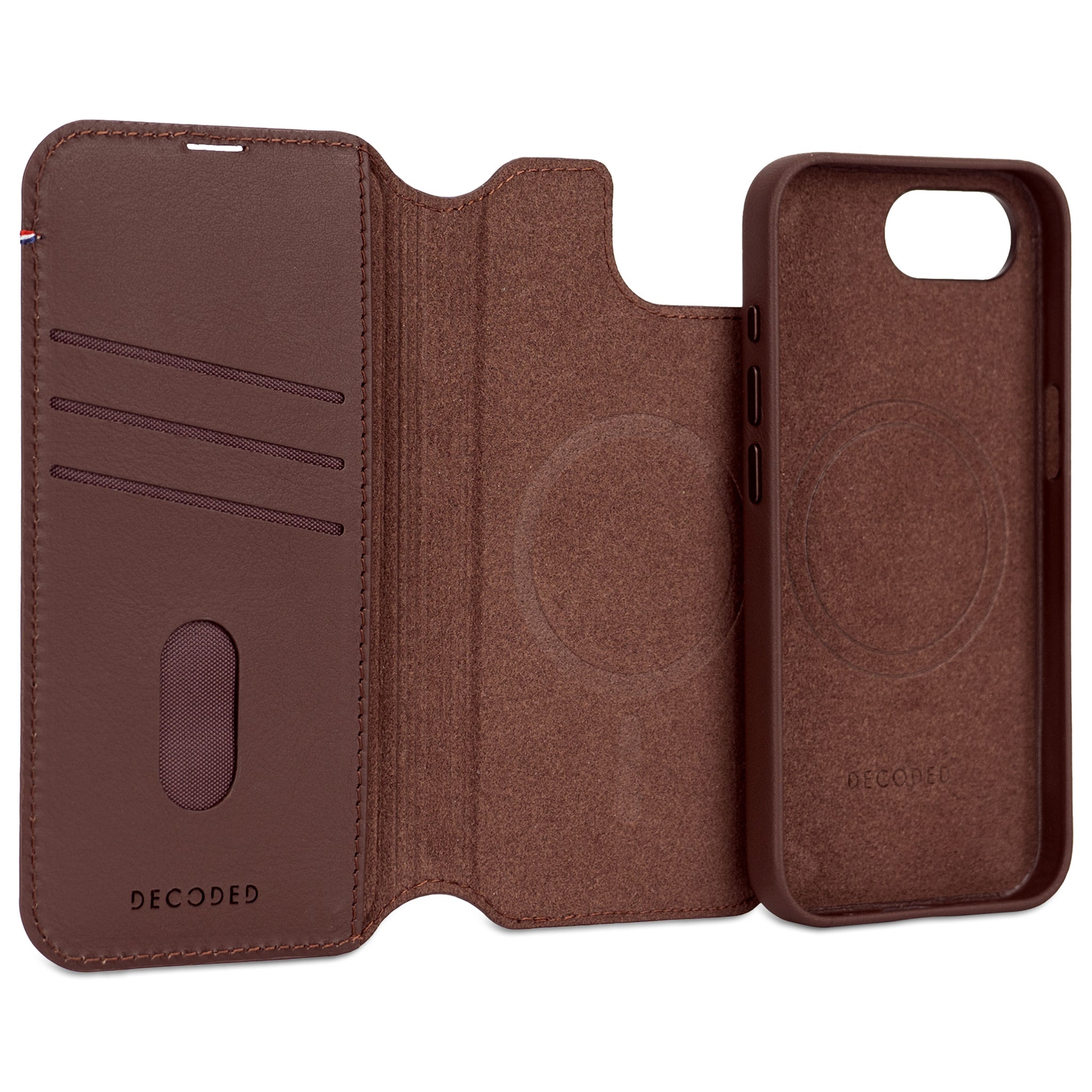 Leather Detachable Wallet | Chocolate Brown | iPhone 16e