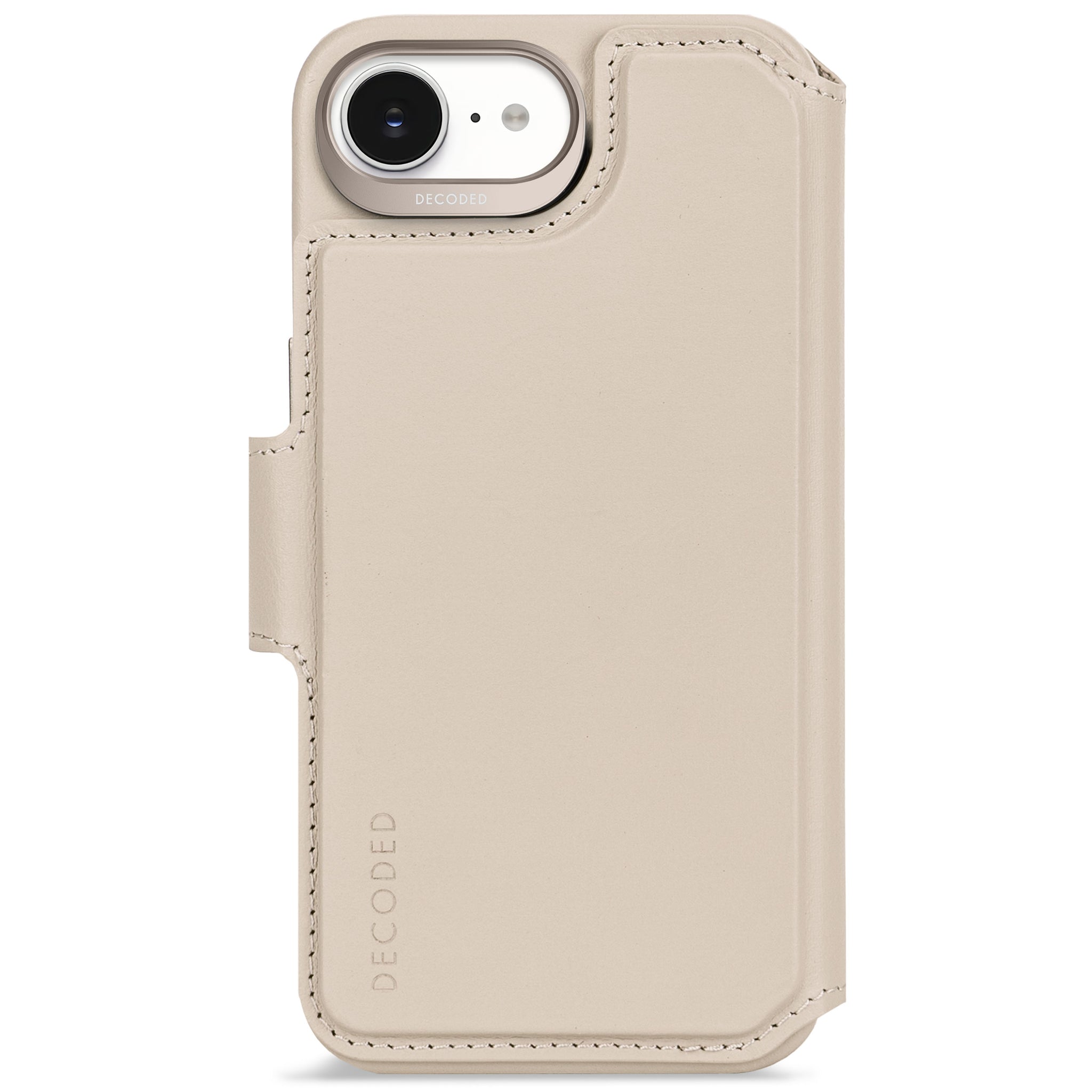 Leather Detachable Wallet | Clay Beige | iPhone 17e / 16e