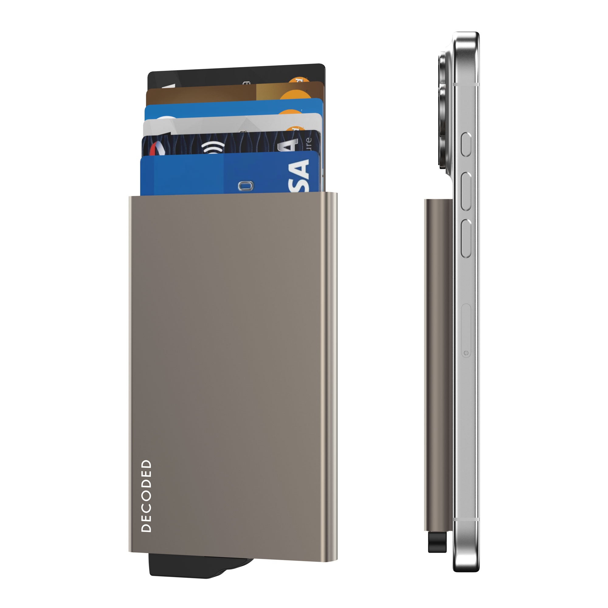 MagSafe Aluminum Cardholder | Titanium