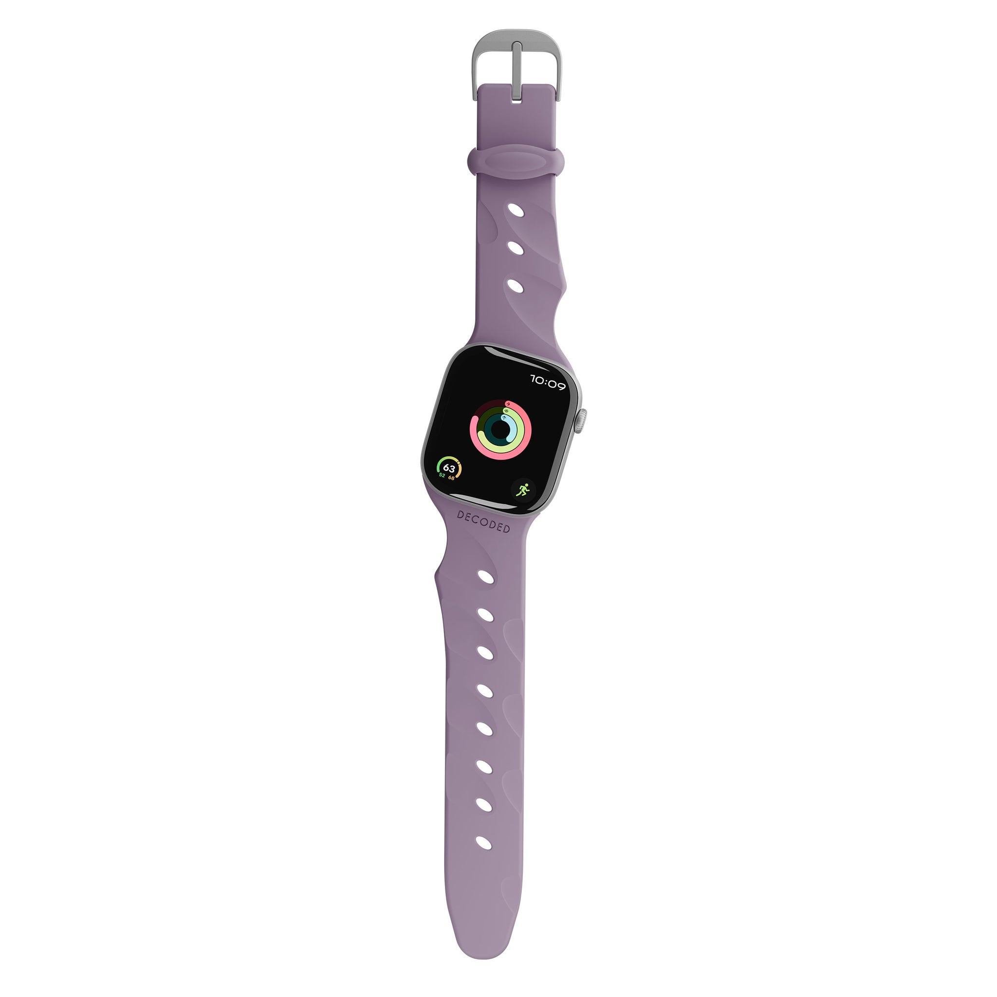 Silicone Ares Splice Buckle Watch Band | Purple Haze | 38mm to