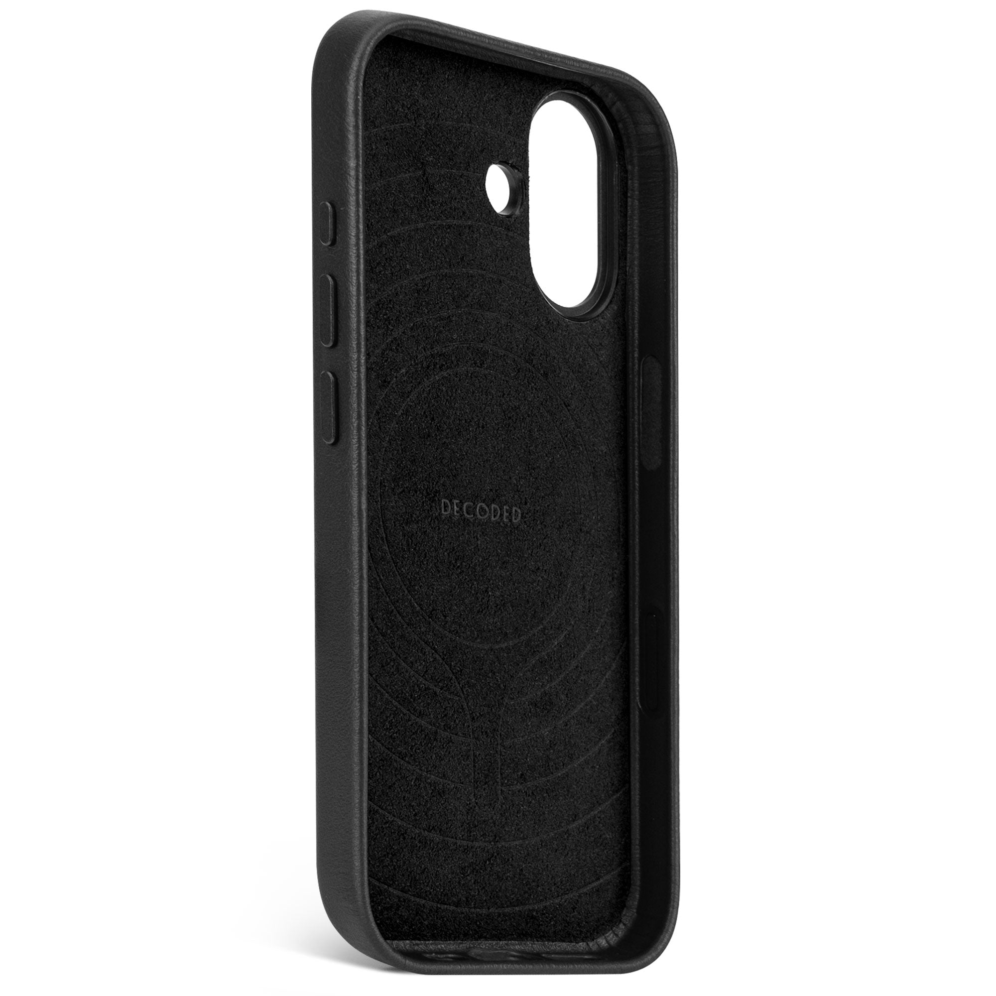Leather Case iPhone 17 - Black Leather Case iPhone 17 - Black