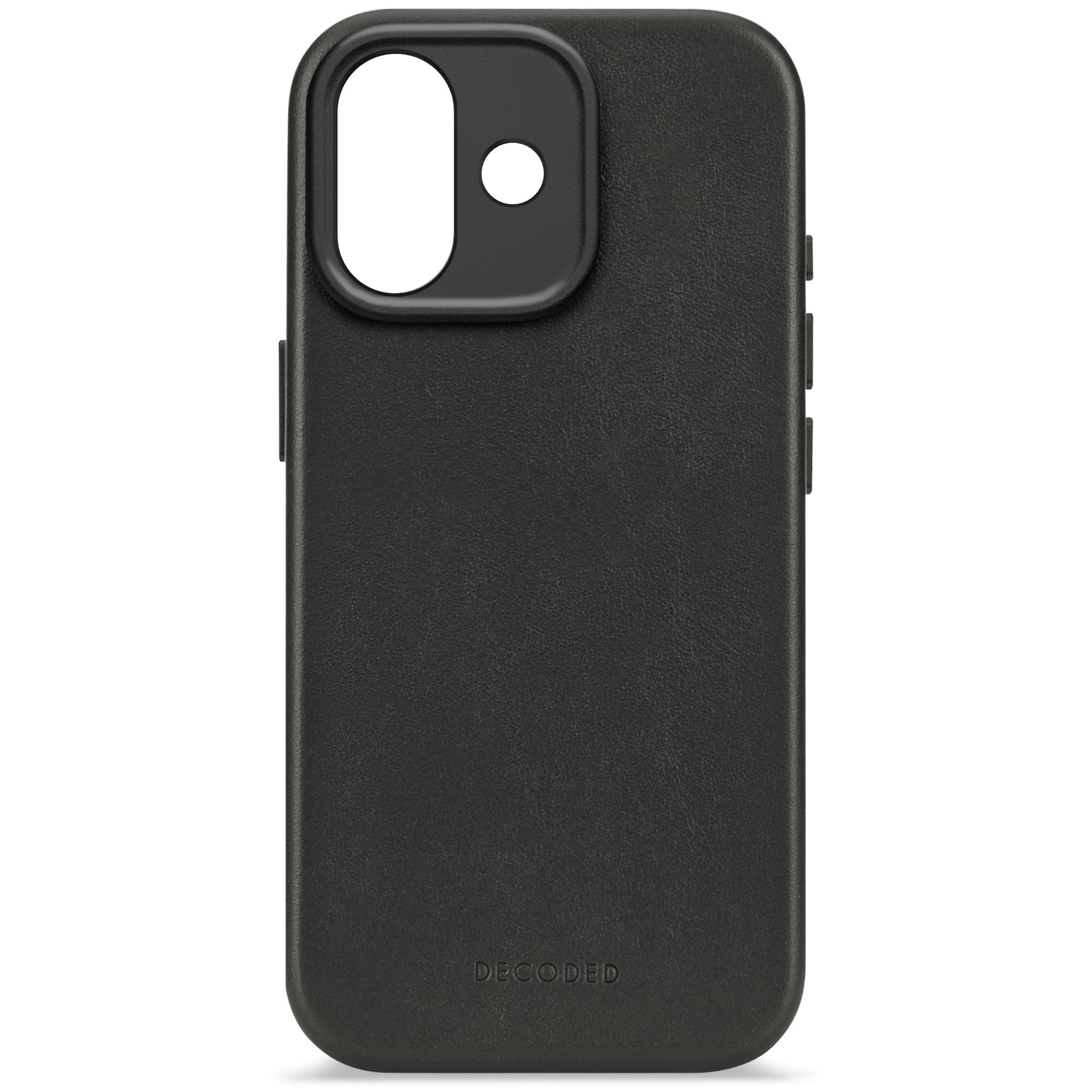 Leather Case iPhone 17 - Black - DECODED – Decoded