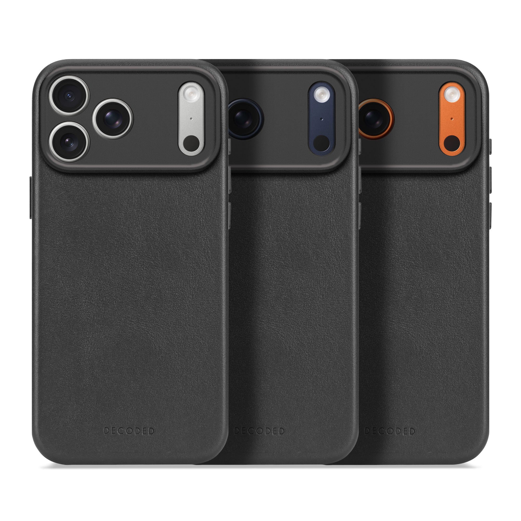 iphone17pro　max DECODED フリップケース 手帳　黒　革 Leather Detachable Wallet Case iPhone 17 Pro Max - Black - DECODED