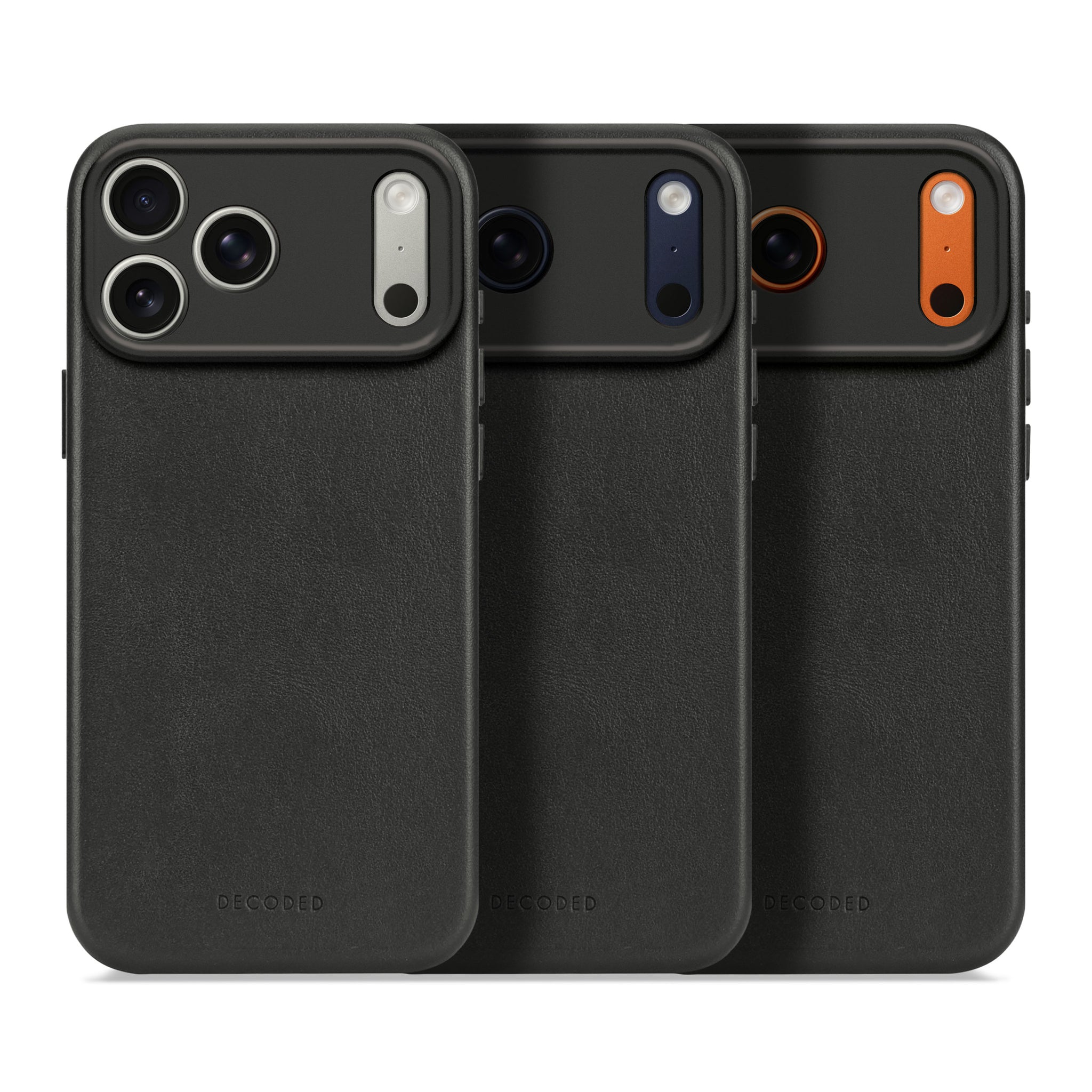 iphone17pro　max DECODED フリップケース 手帳　黒　革 Leather Case iPhone 17 Pro Max - Black - DECODED – Decoded