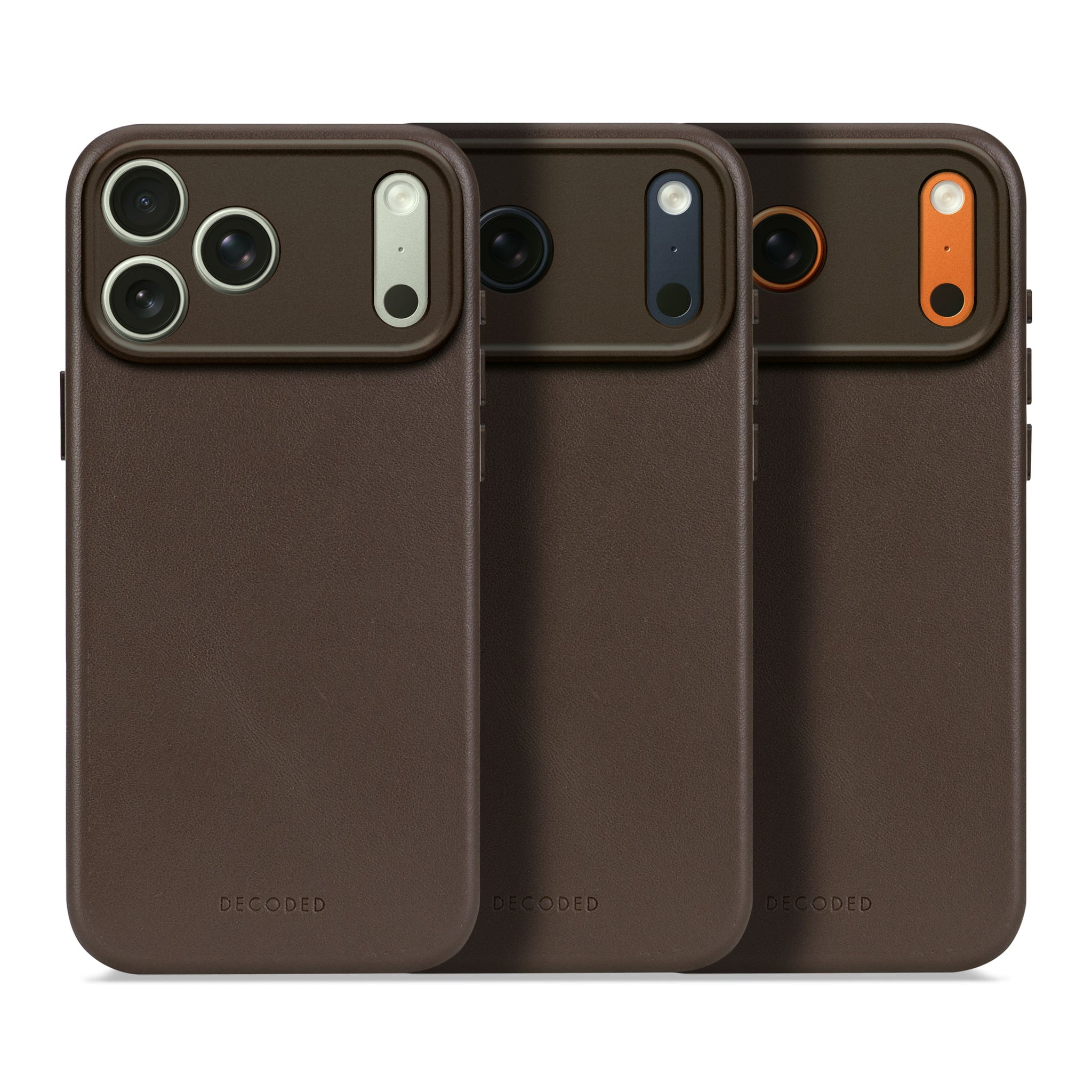 Leather Case iPhone 17 Pro Max - Chocolate Brown - DECODED – Decoded