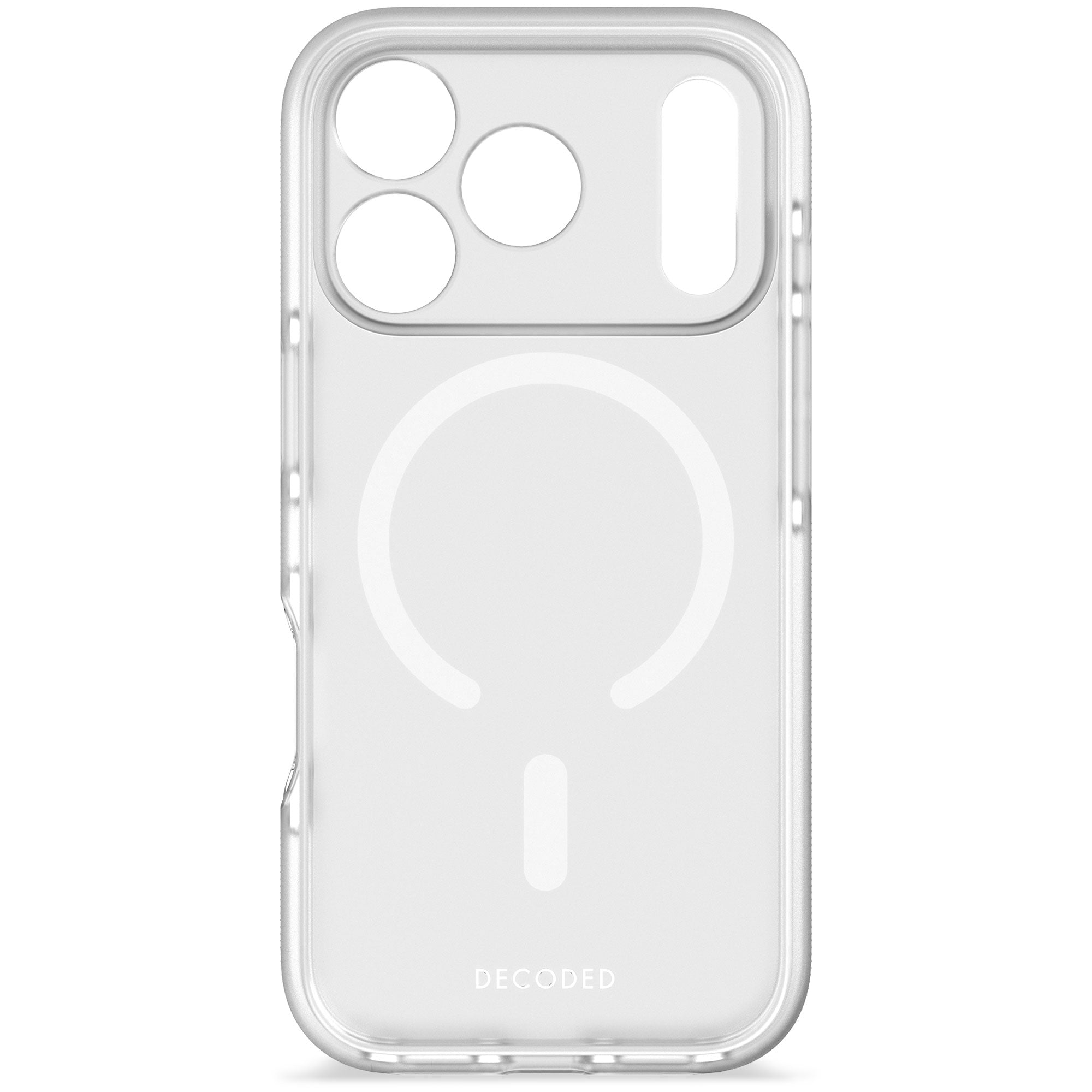 DECODED DropTec Clear Case | White Transparent | iPhone 17 Pro Max DECODED DropTec Clear Case | White Transparent | iPhone 17 Pro Max