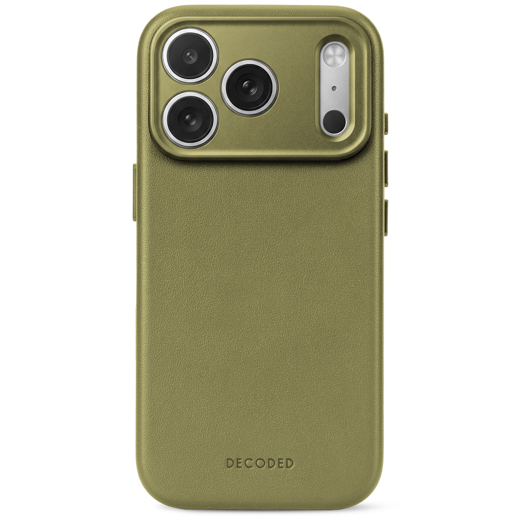 Leather Case iPhone 18 Pro Max | Moss Green | DECODED – Decoded