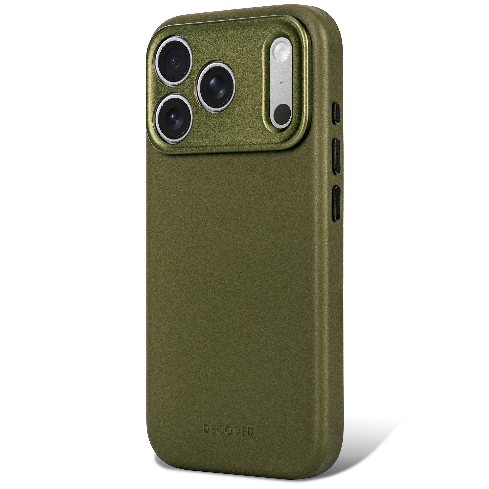 ワン iPhoneケース Leather Case iPhone 18 Pro | Moss Green | DECODED – Decoded