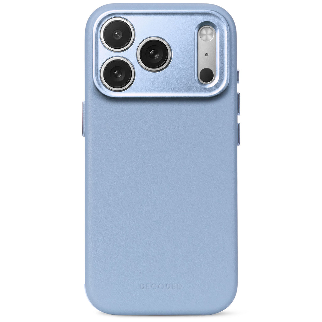 Leather Case iPhone 18 Pro | Skye Blue | DECODED – Decoded