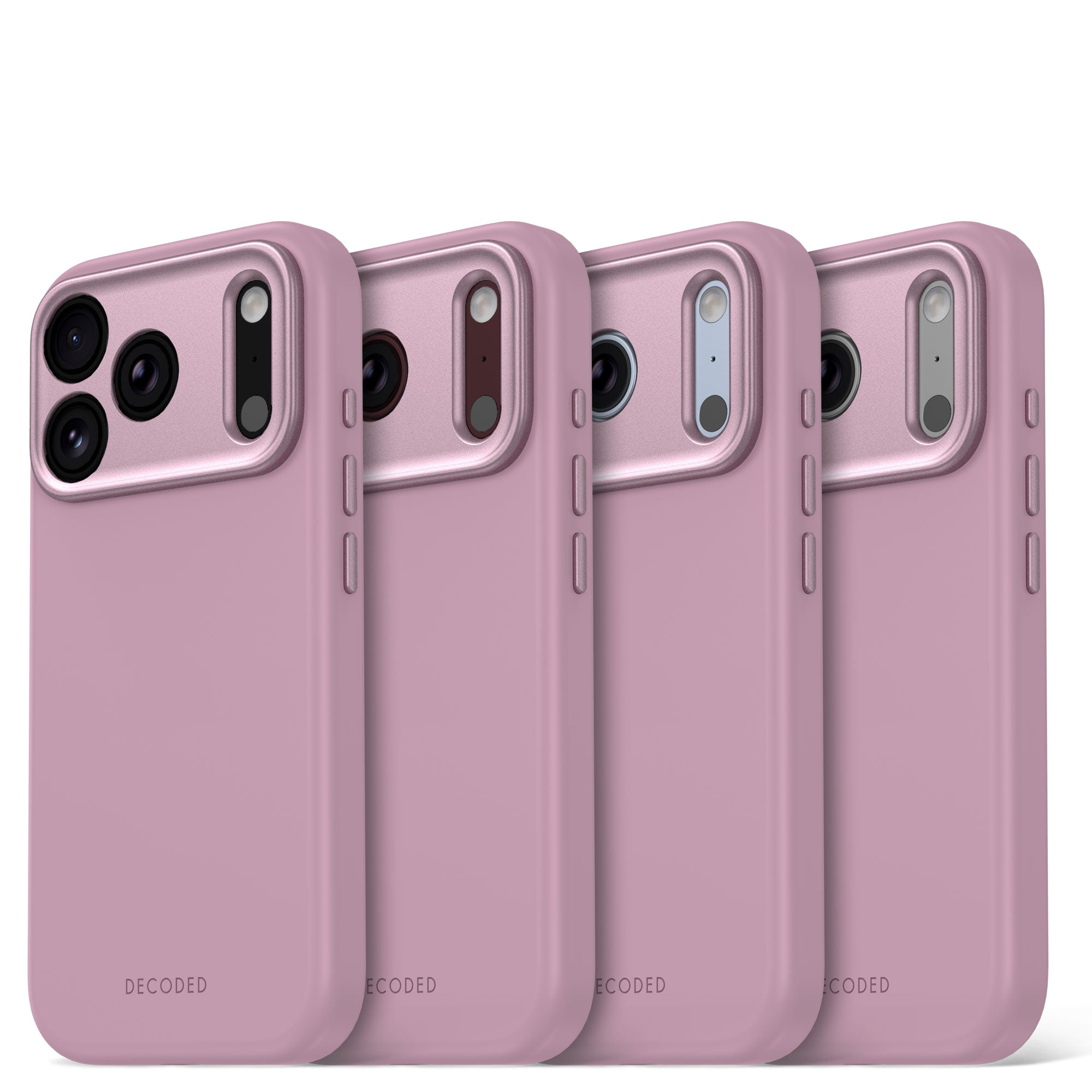 AntiMicrobial Silicone Case iPhone 18 Pro | Rose Quartz | DECODED