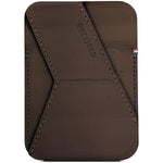 Leather MagSafe Wallet Stand | Chocolate Brown | DA23MCS1CN
