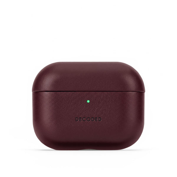 Leather Case | Burgundy | AirPods Pro 3 | D26APP3C2DY – Decoded