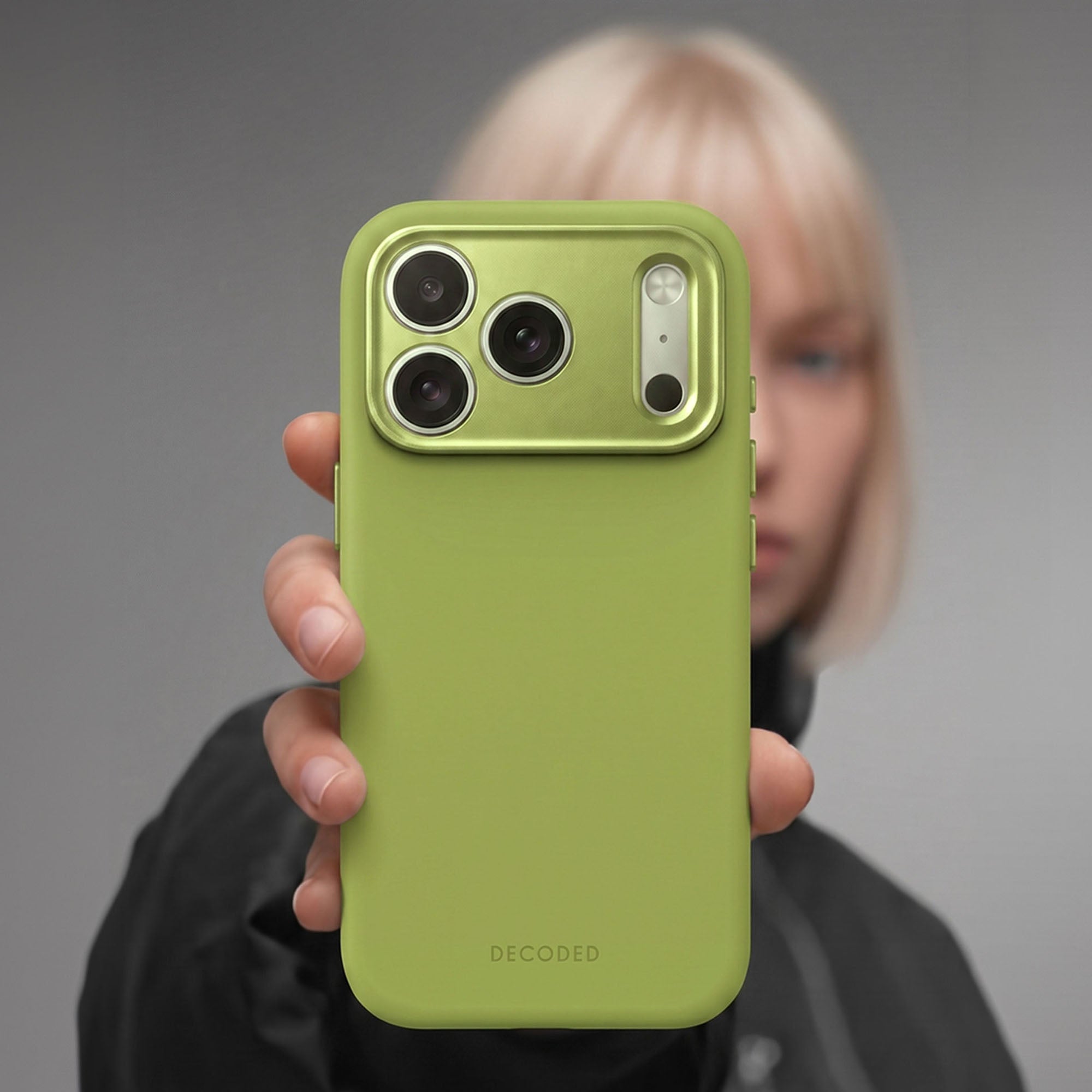 AntiMicrobial Silicone Case iPhone 18 Pro Max | Matcha Green