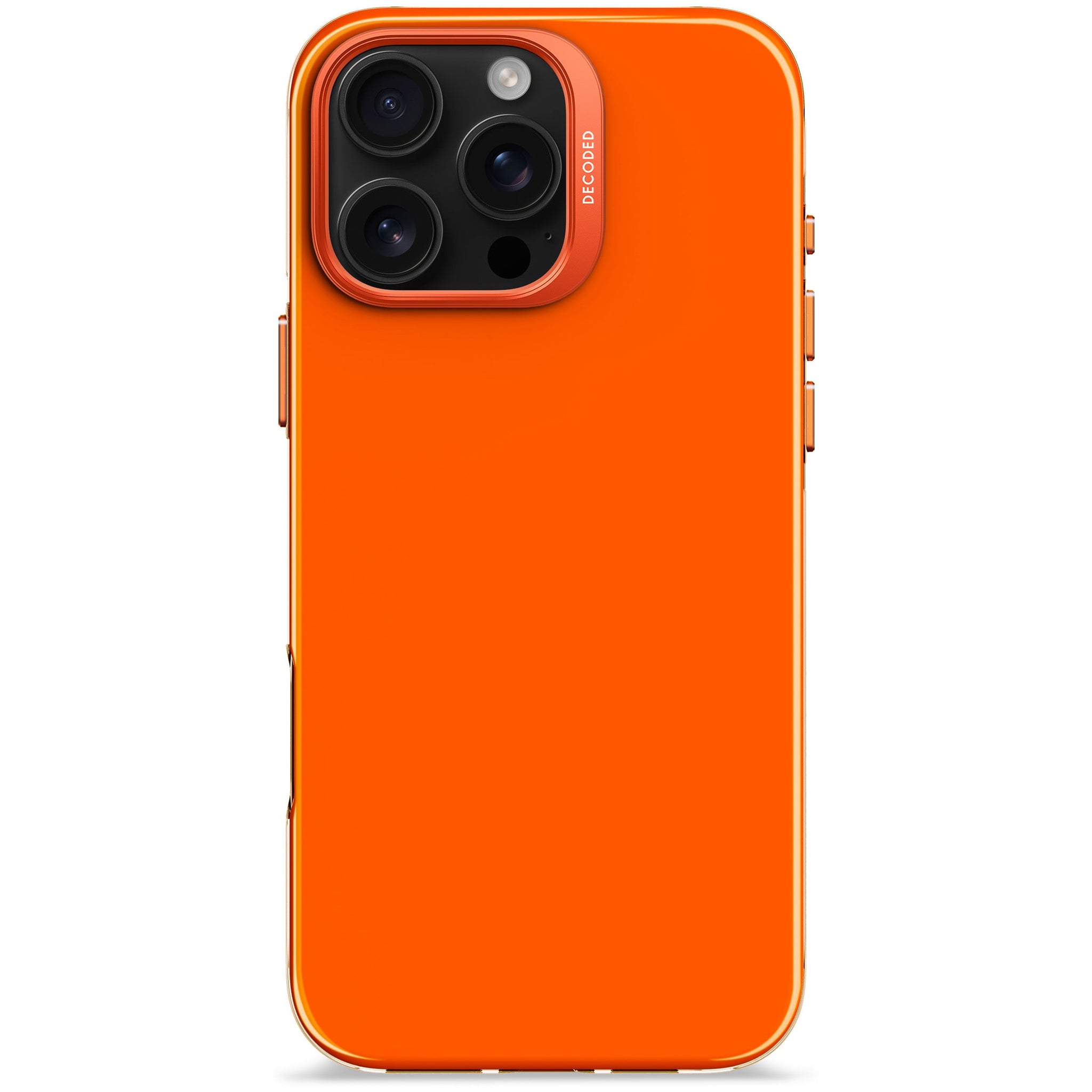 Recycled Plastic Resin Back Cover | Tangerine Orange | iPhone 16