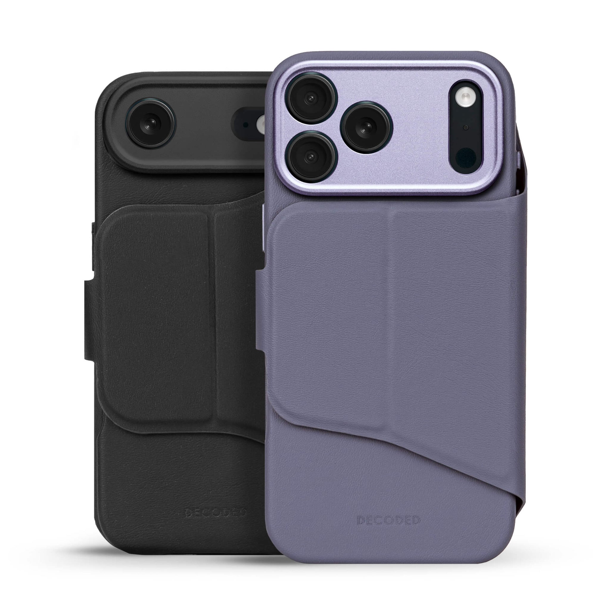 Textured Silicone Detachable Wallet | Phantom Black | iPhone Air