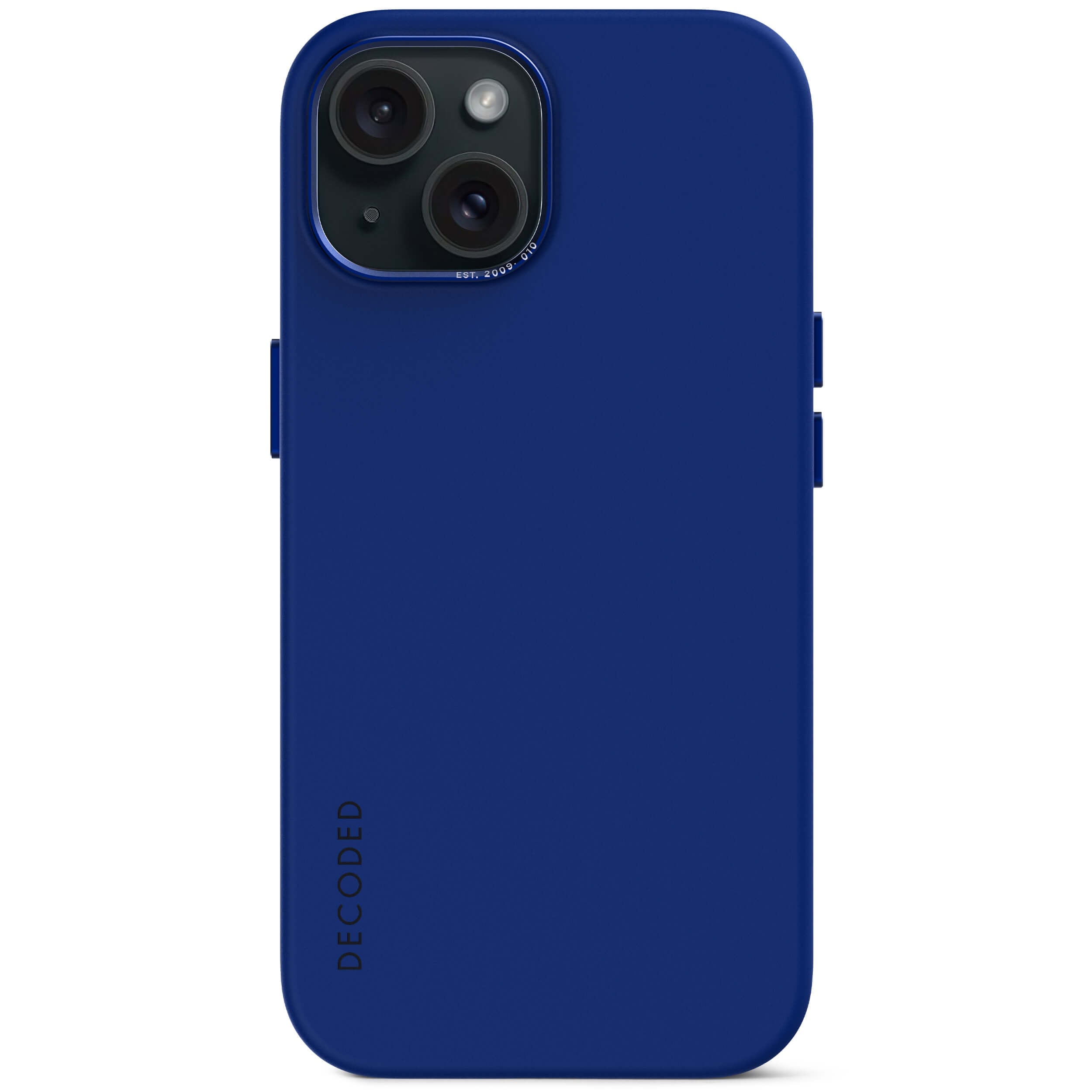 AntiMicrobial Silicone Back Case iPhone 15 Plus - Galactic Blue