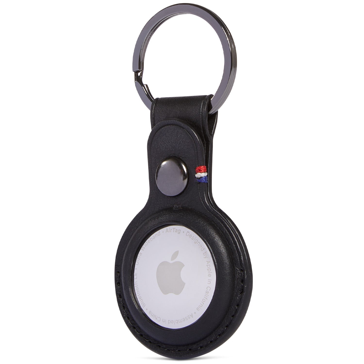 Leather AirTag Keychain | Black – Decoded