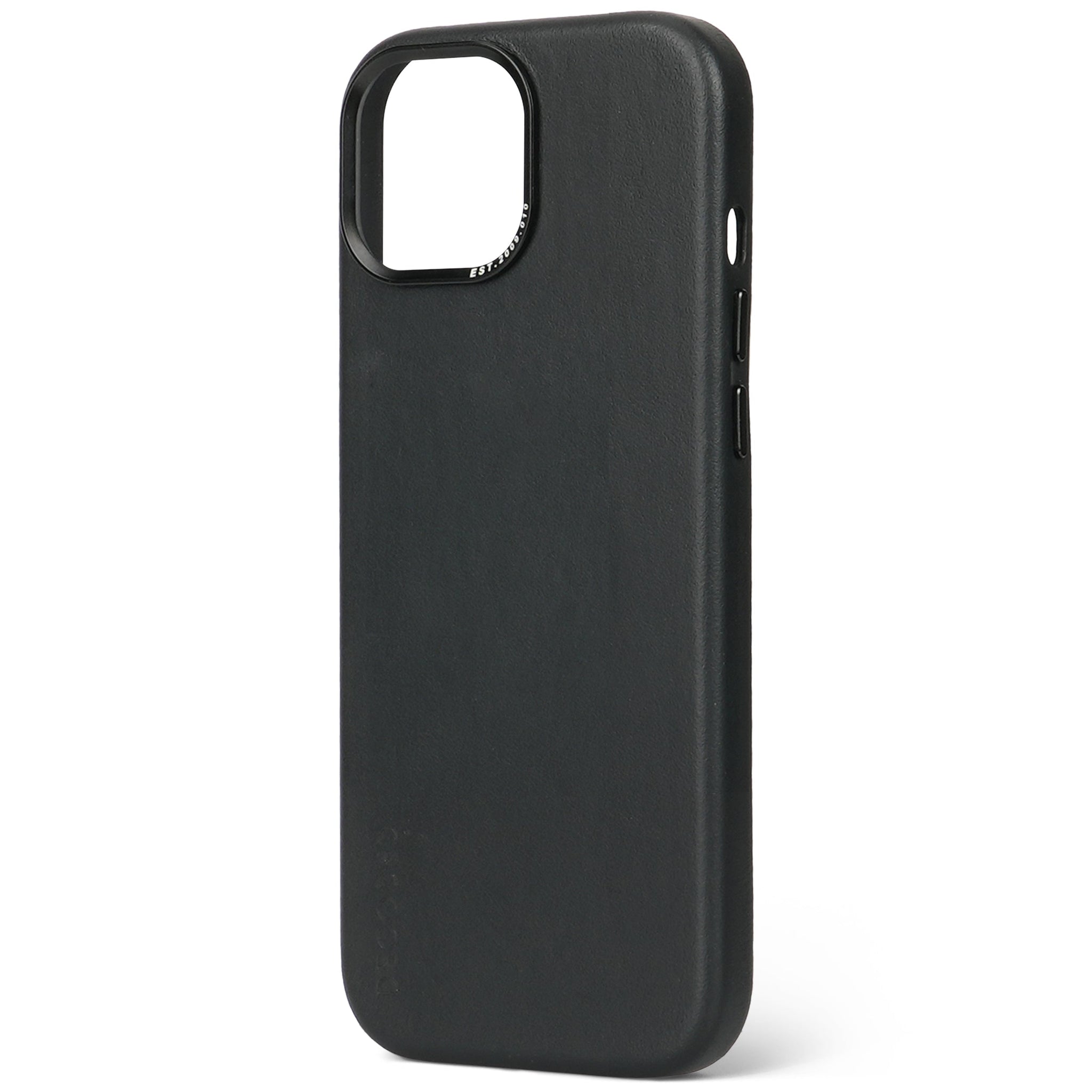 Leather Back Case iPhone 15 - Black - DECODED – Decoded