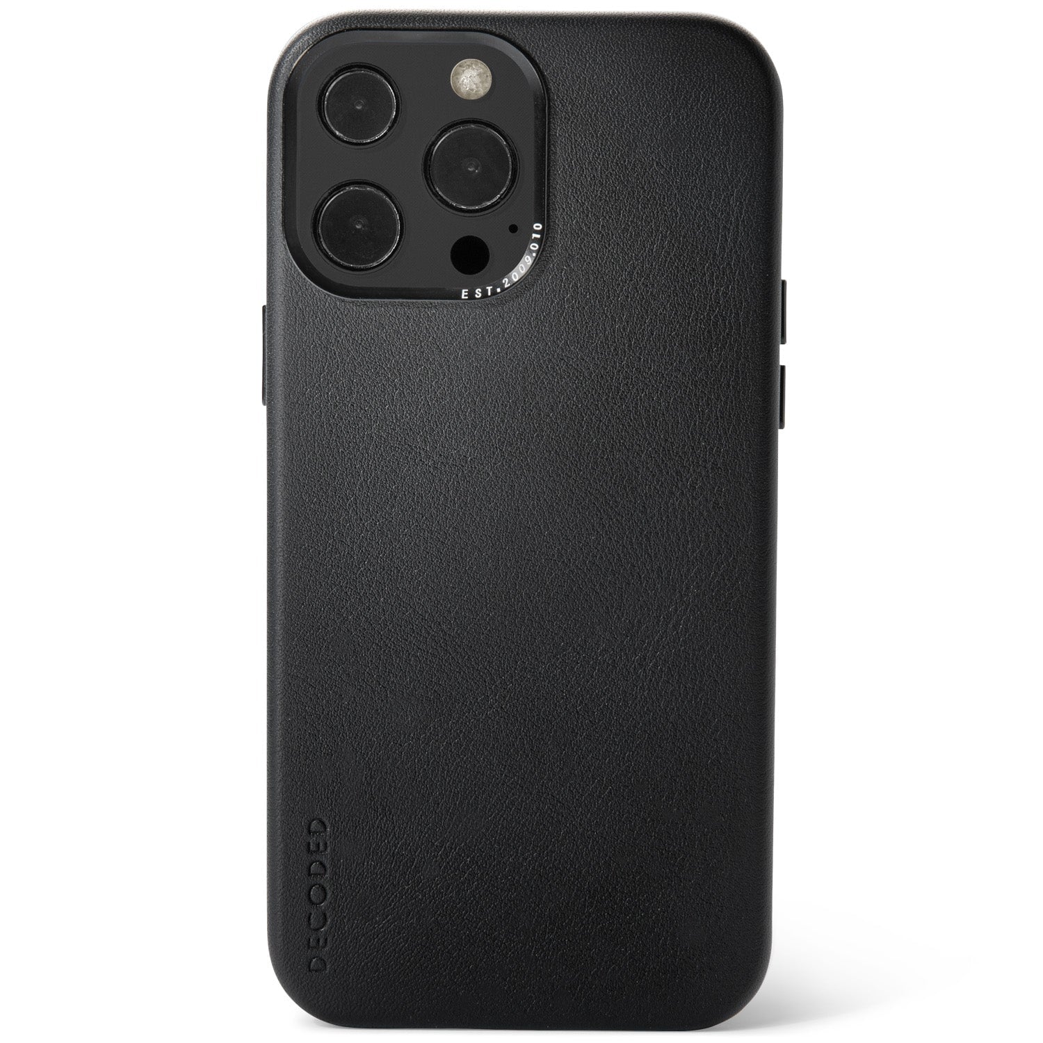 Leather Back Case iPhone 13 Pro Max - Black - DECODED – Decoded