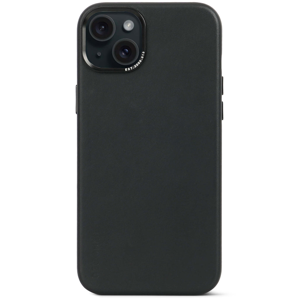 i15 Plus Leather Back Cover