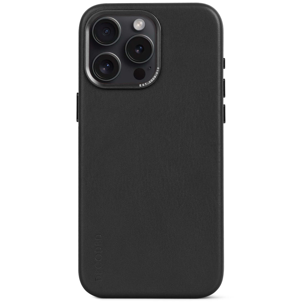 i15 Pro Max Leather Back Cover
