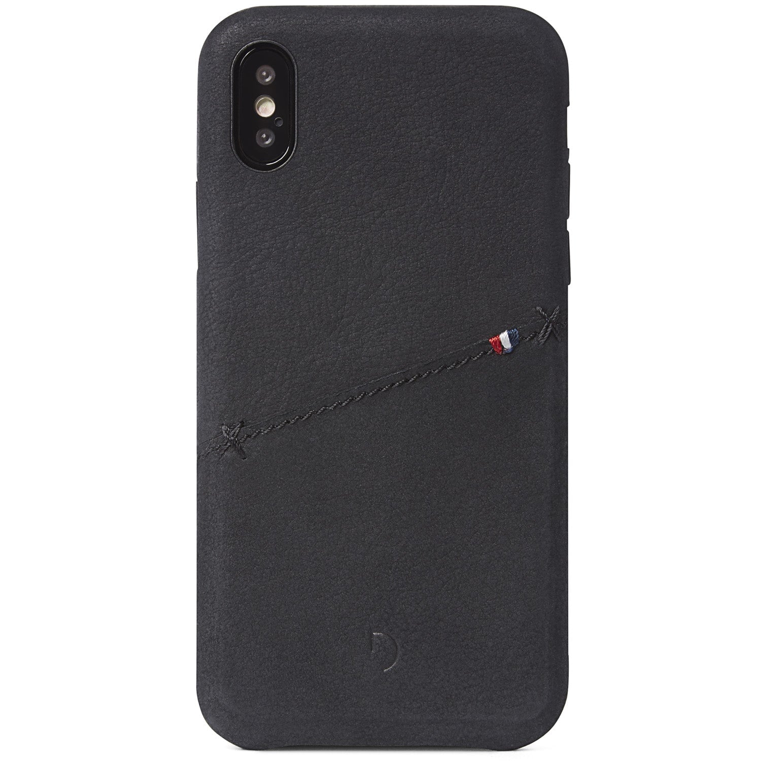 Leather Back Cover Card Case Black – Decoded - Main Image