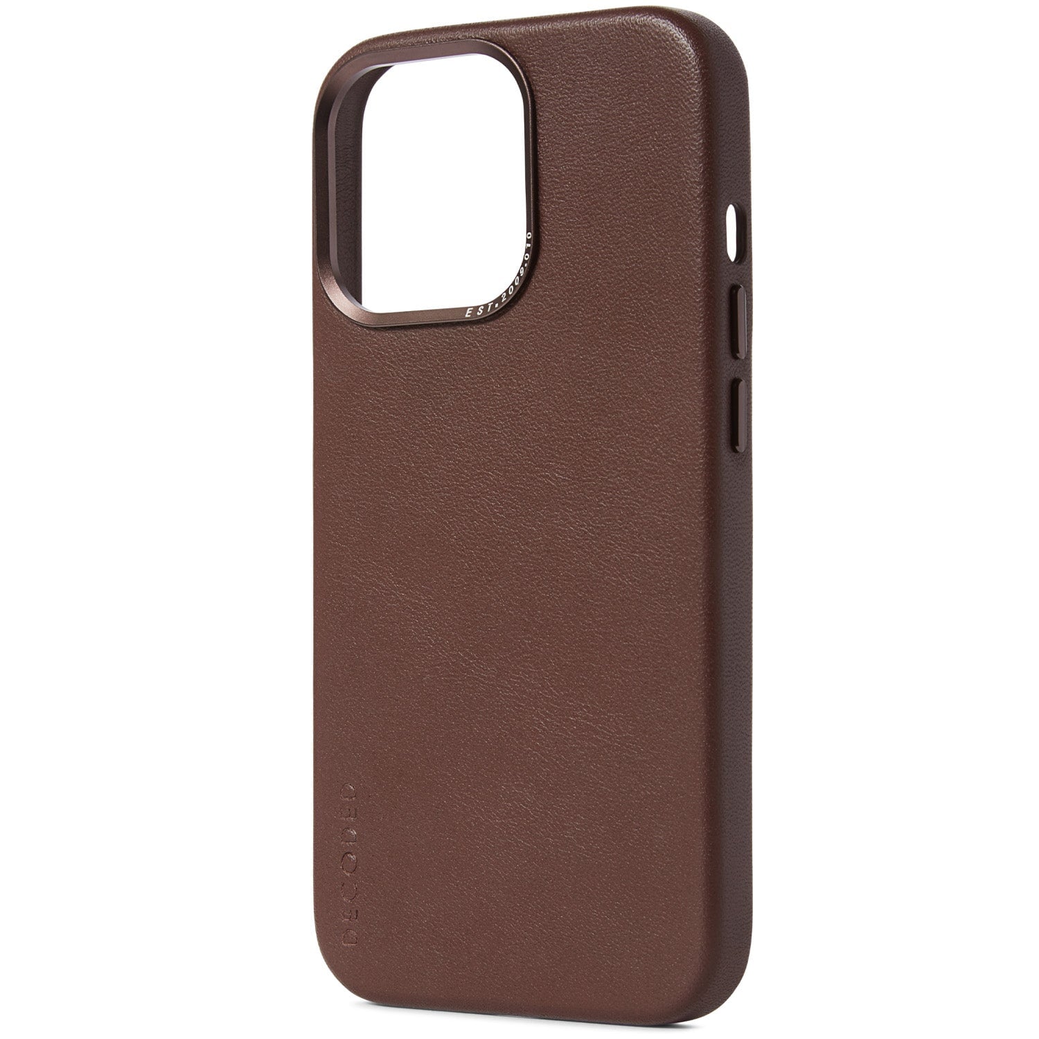 Leather Back Case iPhone 13 Pro Max - Chocolate Brown Leather Back Case iPhone 13 Pro Max - Chocolate Brown