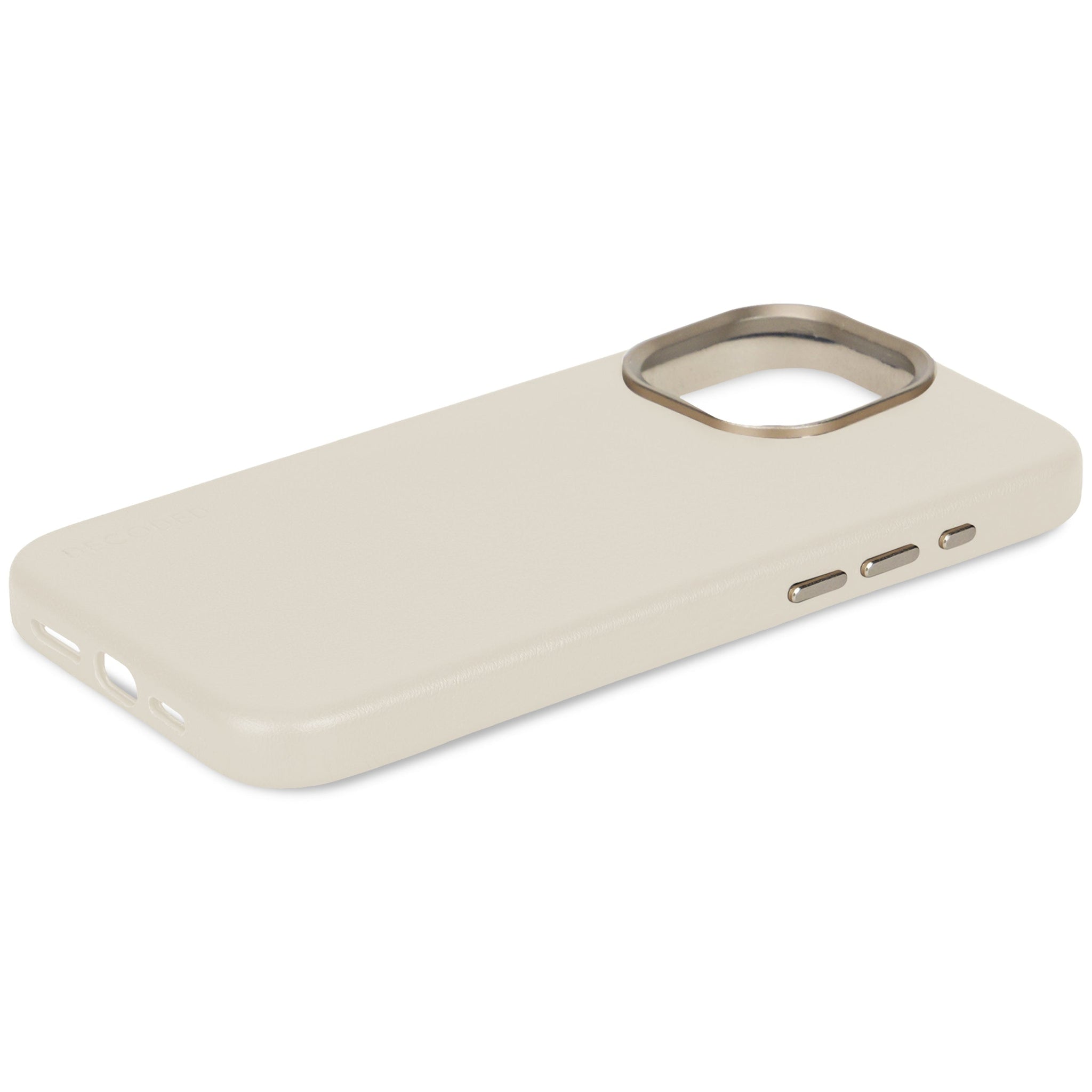 Leather Back Case iPhone 15 Pro - Clay Beige - DECODED – Decoded