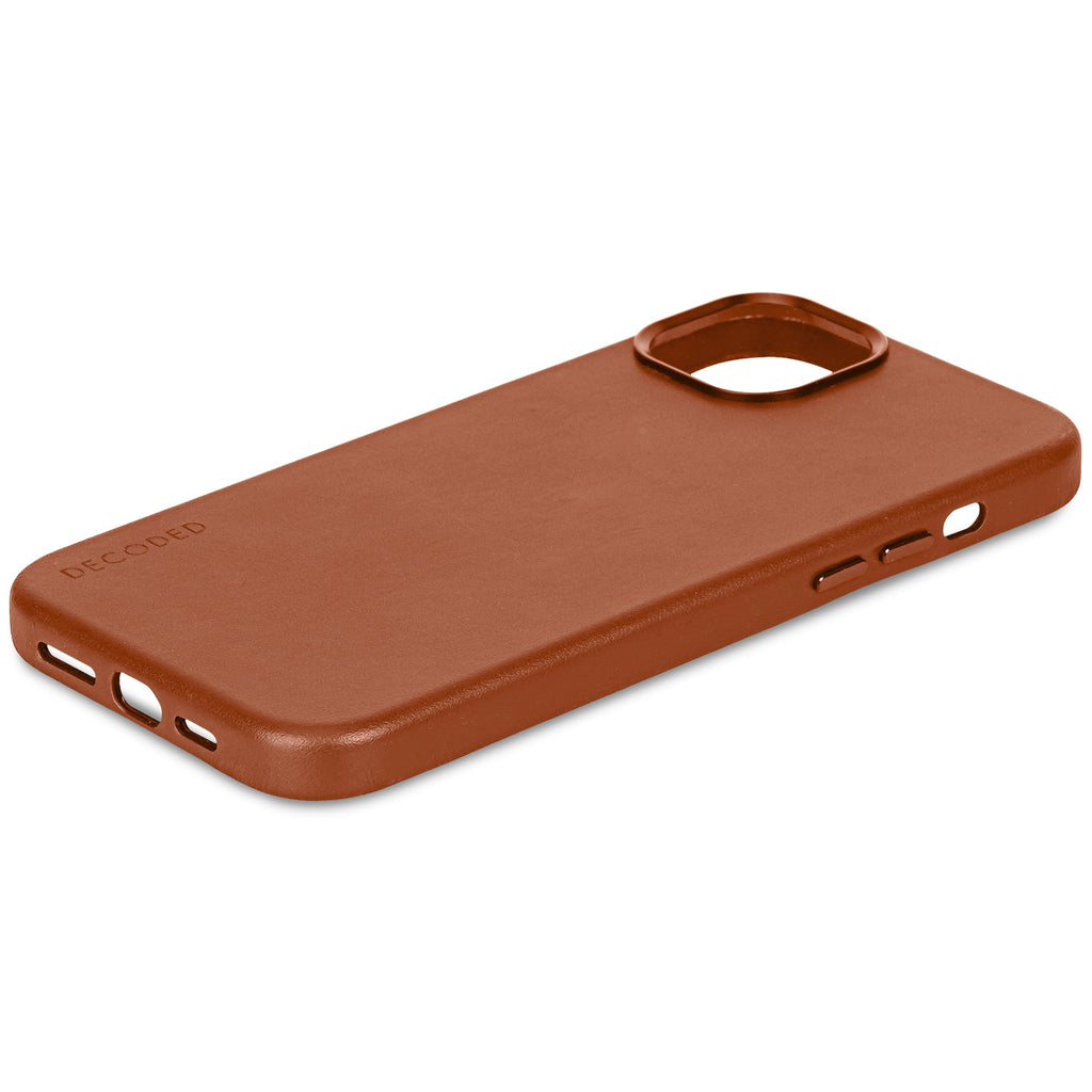 i15 Plus Leather Back Cover