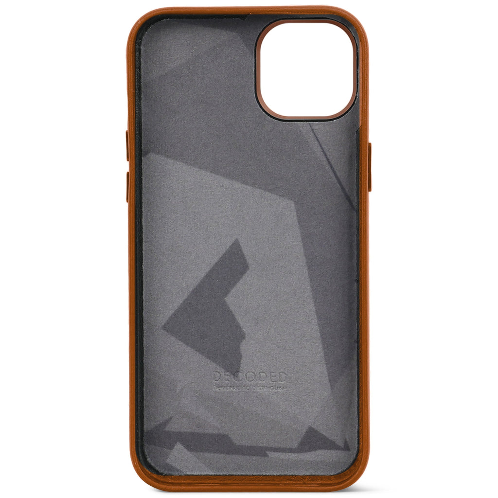 i15 Plus Leather Back Cover