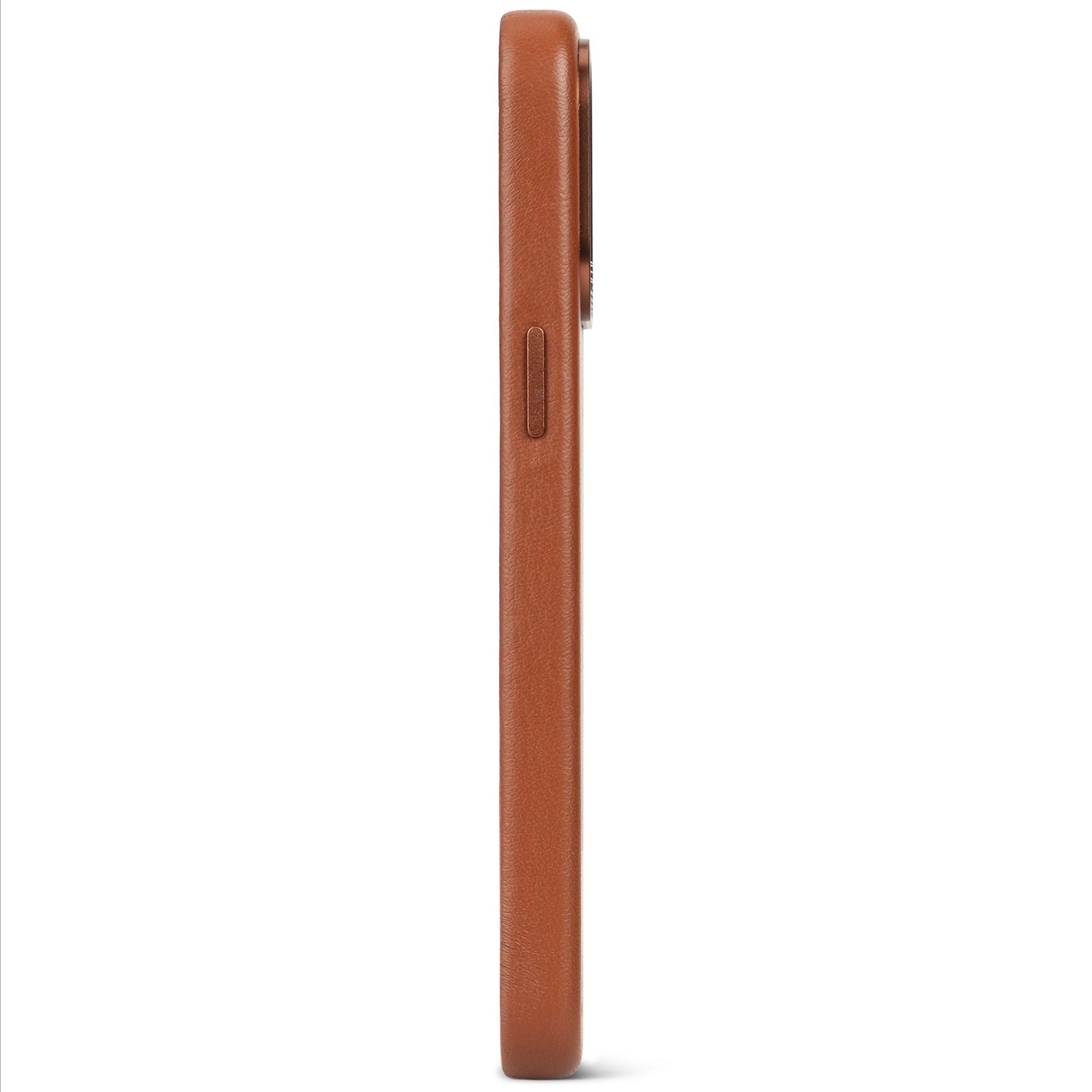 Leather Back Case iPhone 15 Pro Max - Tan Brown - DECODED