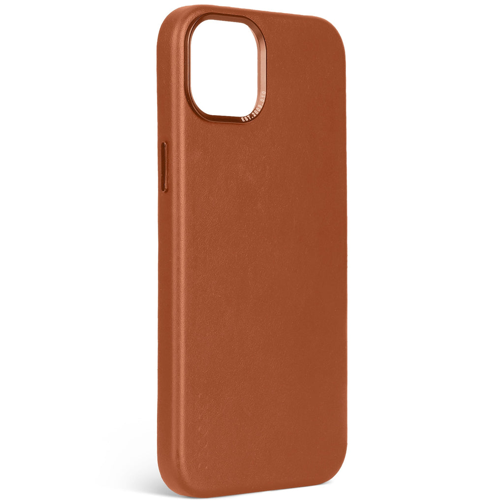 i15 Plus Leather Back Cover