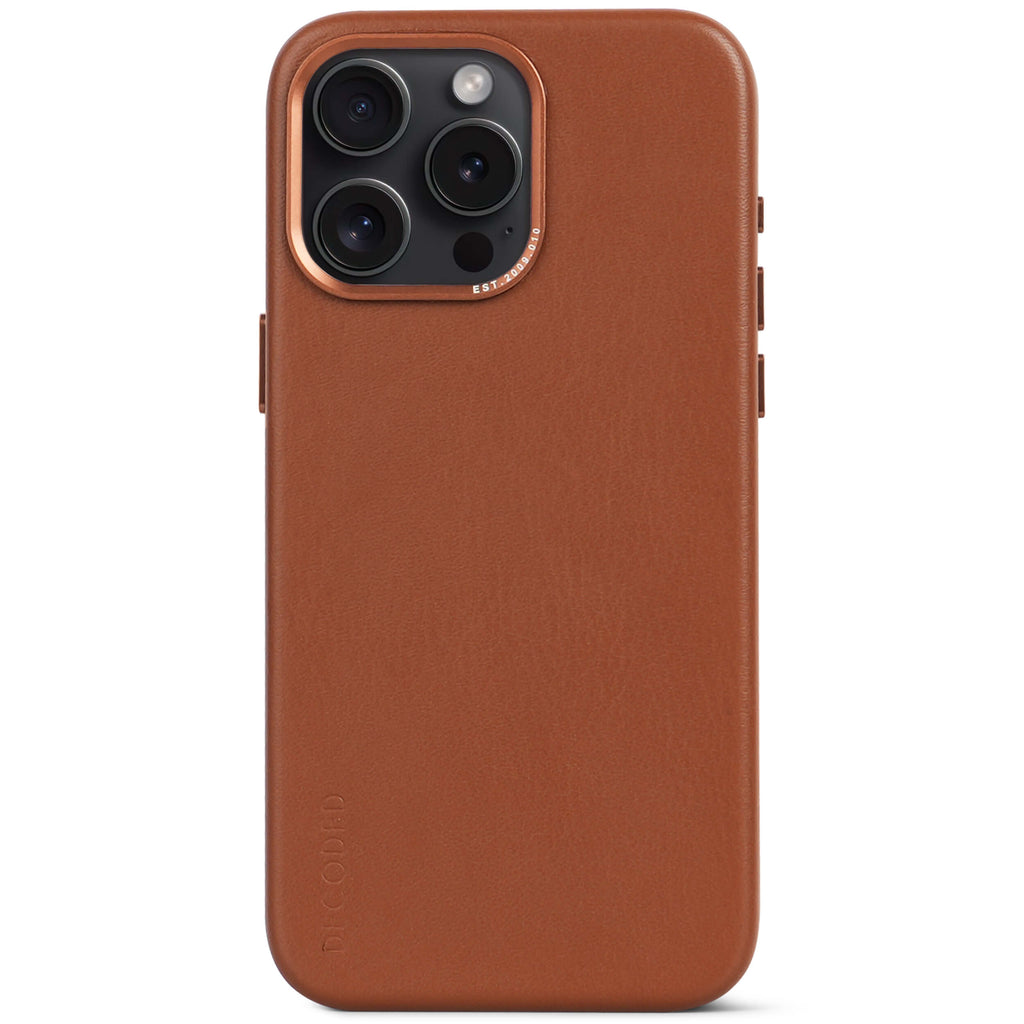 i15 Pro Max Leather Back Cover
