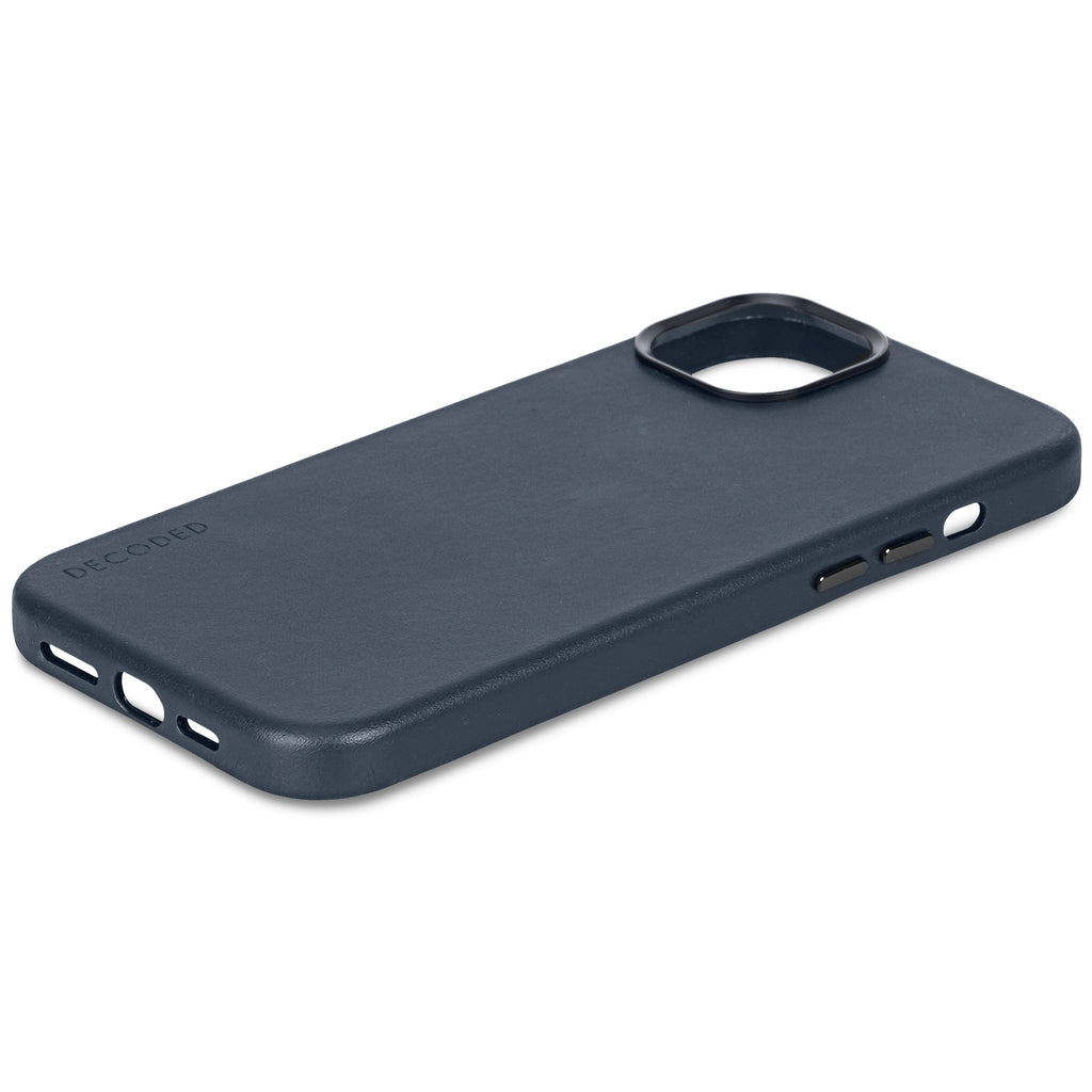 i15 Plus Leather Back Cover