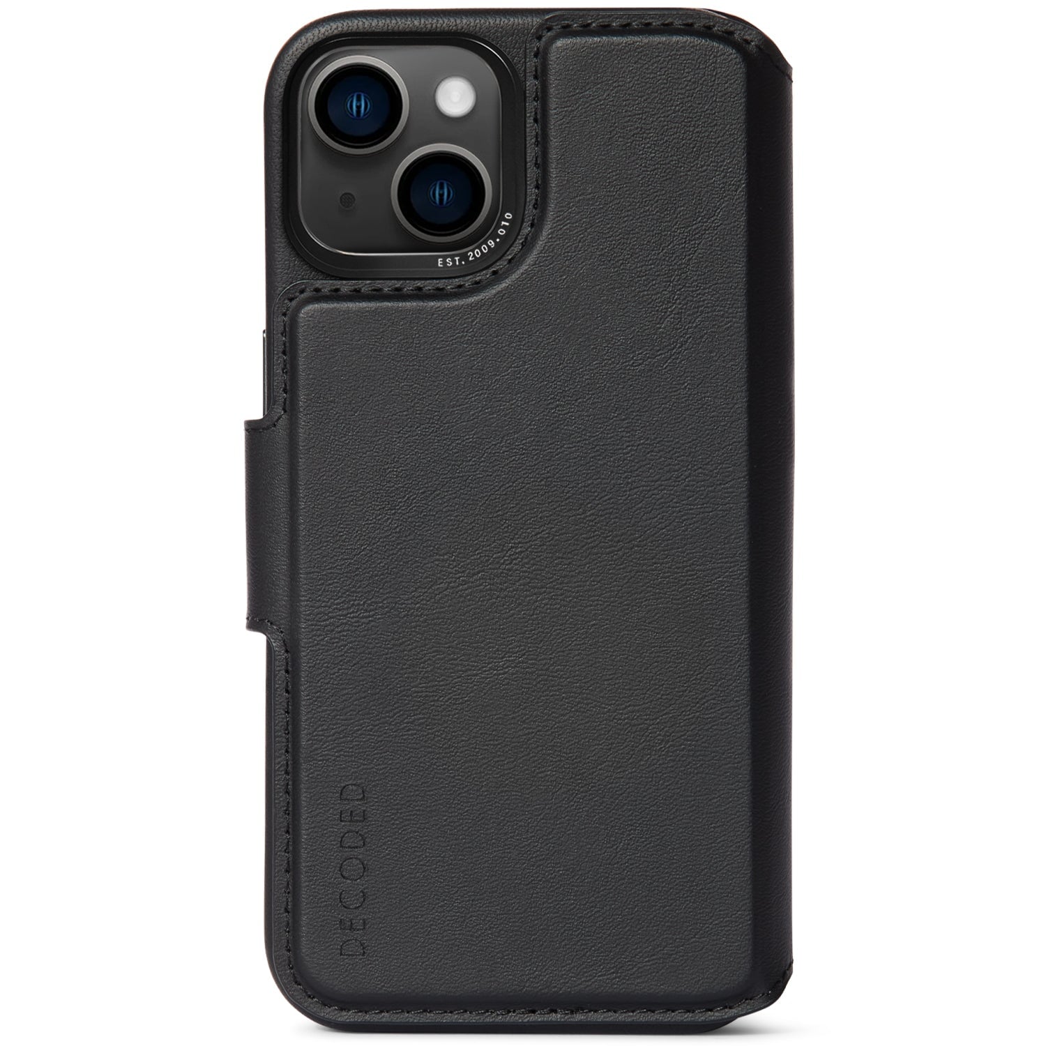 Leather Detachable Wallet Case iPhone 14 - Black - DECODED – Decoded