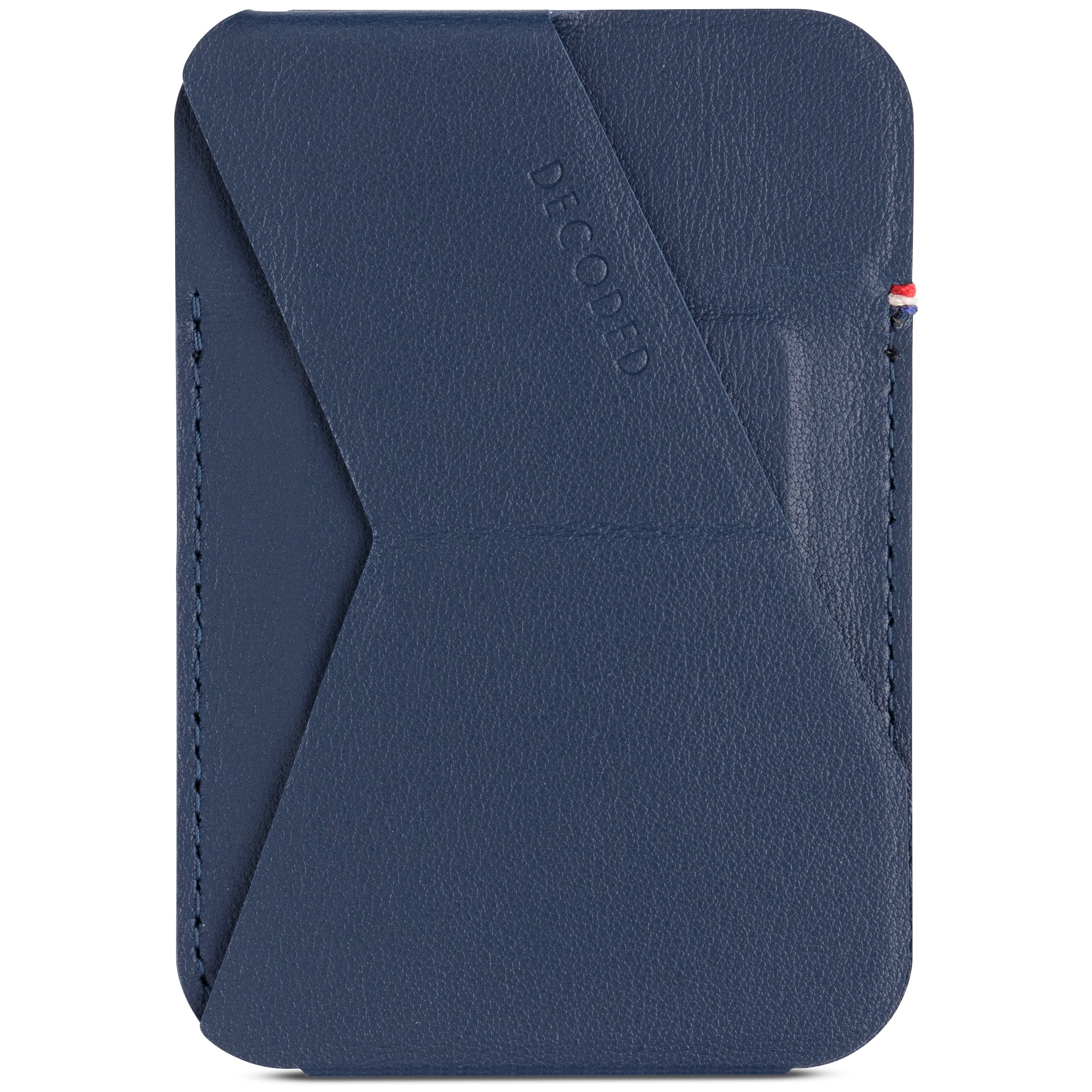 decoded magsafe card sleeve DECODED Leather MagSafe Wallet Stand | Navy