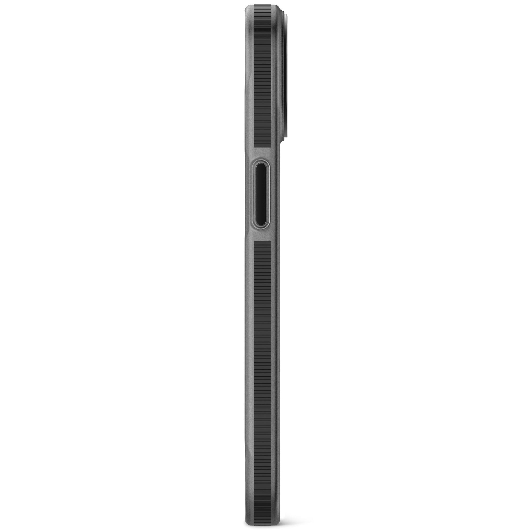 Recycled Plastic Grip Case iPhone 15 - Transparant Black - DECODED