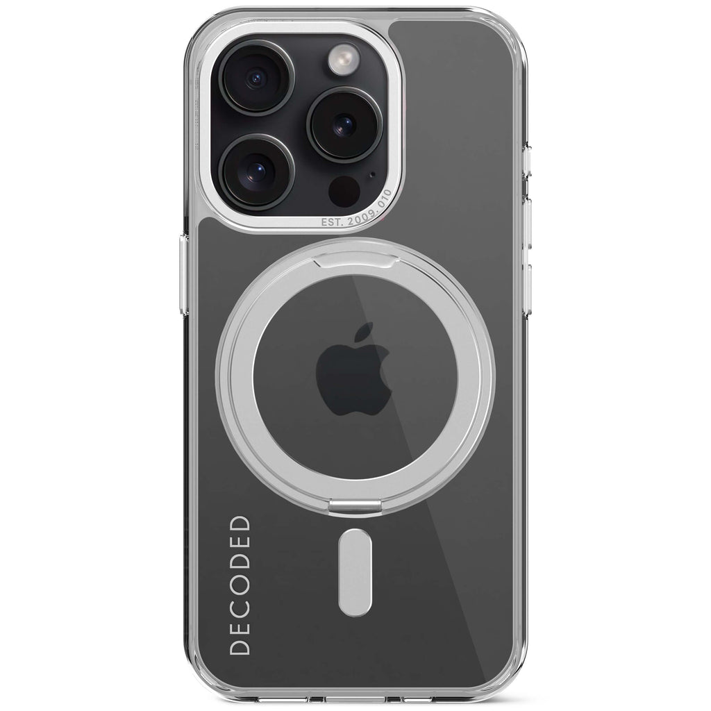 i15 Pro Recycled Transparant Loop Stand Back Cover