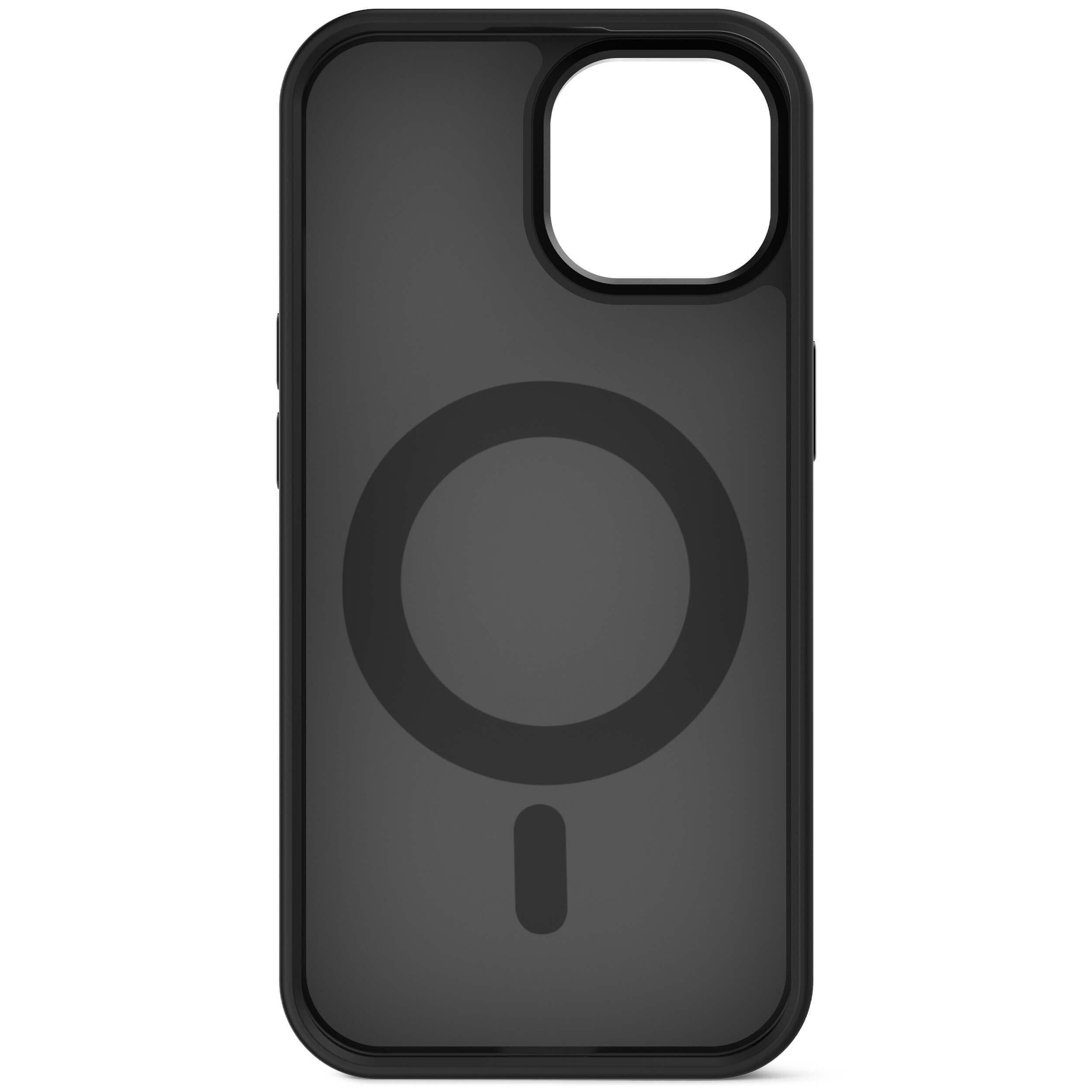 Recycled Plastic Transparant Loop Stand Back Case iPhone 15 - Transparant Black - DECODED Decoded Recycled Plastic Transparant Loop Stand Back Case iPhone 15 - Transparant Black - DECODED Decoded
